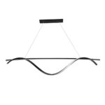 لوستر مدرن خطی چشمه نور کد A6357