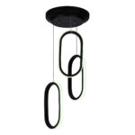 لوستر مدرن چشمه نور کد L6407/3BK