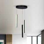 لوستر مدرن چشمه نور کد L6411/3-BK - Image 2