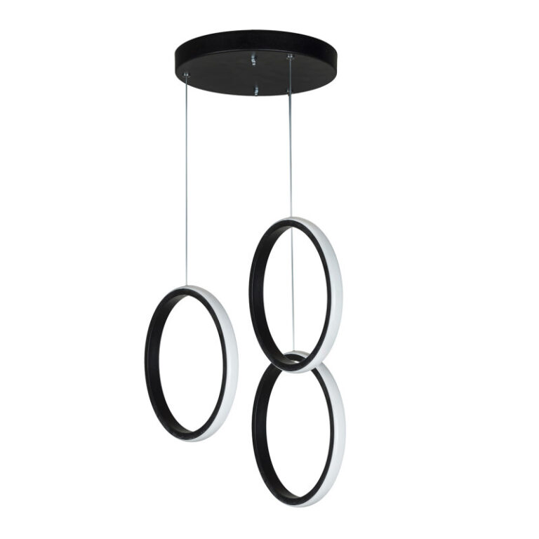 لوستر مدرن سه شعله چشمه نور کد L6369