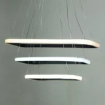 لوستر مدرن سه شعله چشمه نور کد A6320/3 - Image 3