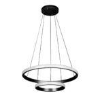 لوستر مدرن دو شعله چشمه نور کد L6375