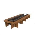 میز کنفرانسی نیلپر- مدل NODC558