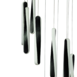 لوستر مدرن چشمه نور کد L6406/10BK - Image 4