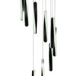 لوستر مدرن چشمه نور کد L6406/10BK - Image 3