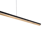 لوستر مدرن چشمه نور کد L6433/80BK - Image 2