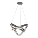 لوستر مدرن چشمه نور کد A6415/T طوسی