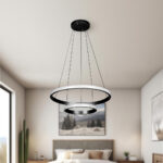 لوستر مدرن دو شعله چشمه نور کد L6375 - Image 2