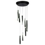 لوستر مدرن چشمه نور کد L6406/10BK