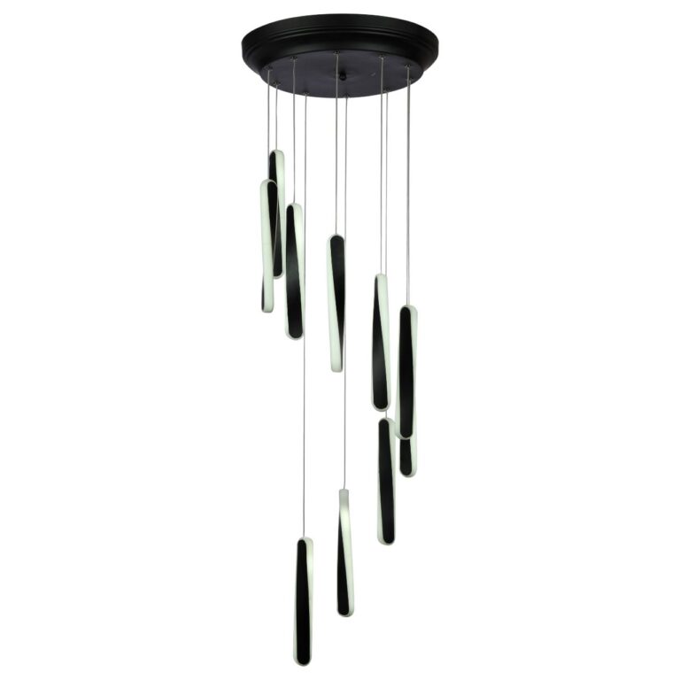 لوستر مدرن چشمه نور کد L6406/10BK