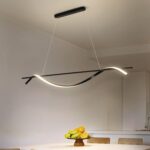 لوستر مدرن خطی چشمه نور کد A6357 - Image 7