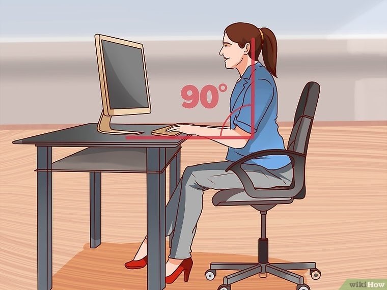 نشستن صحیح پشت صندلی اداری