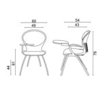صندلی چهار پایه روما TR325 داتیس