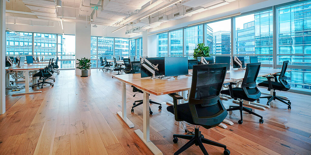 فاصله میز کارمندان از هم چقدر باید باشد؟