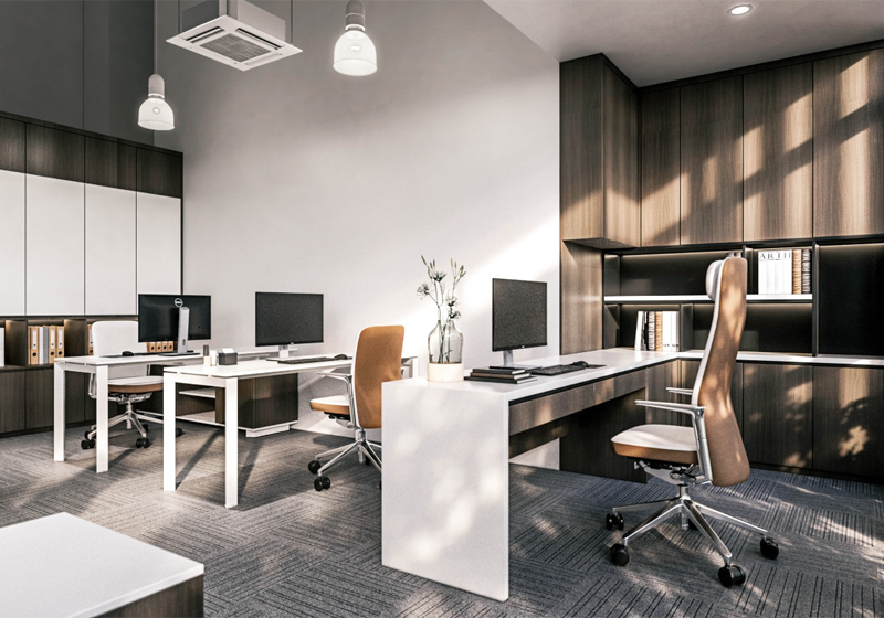 مبلمان اداری مناسب برای فضای کوچک