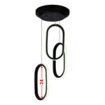 لوستر مدرن چشمه نور کد L6407/3BK - Image 5